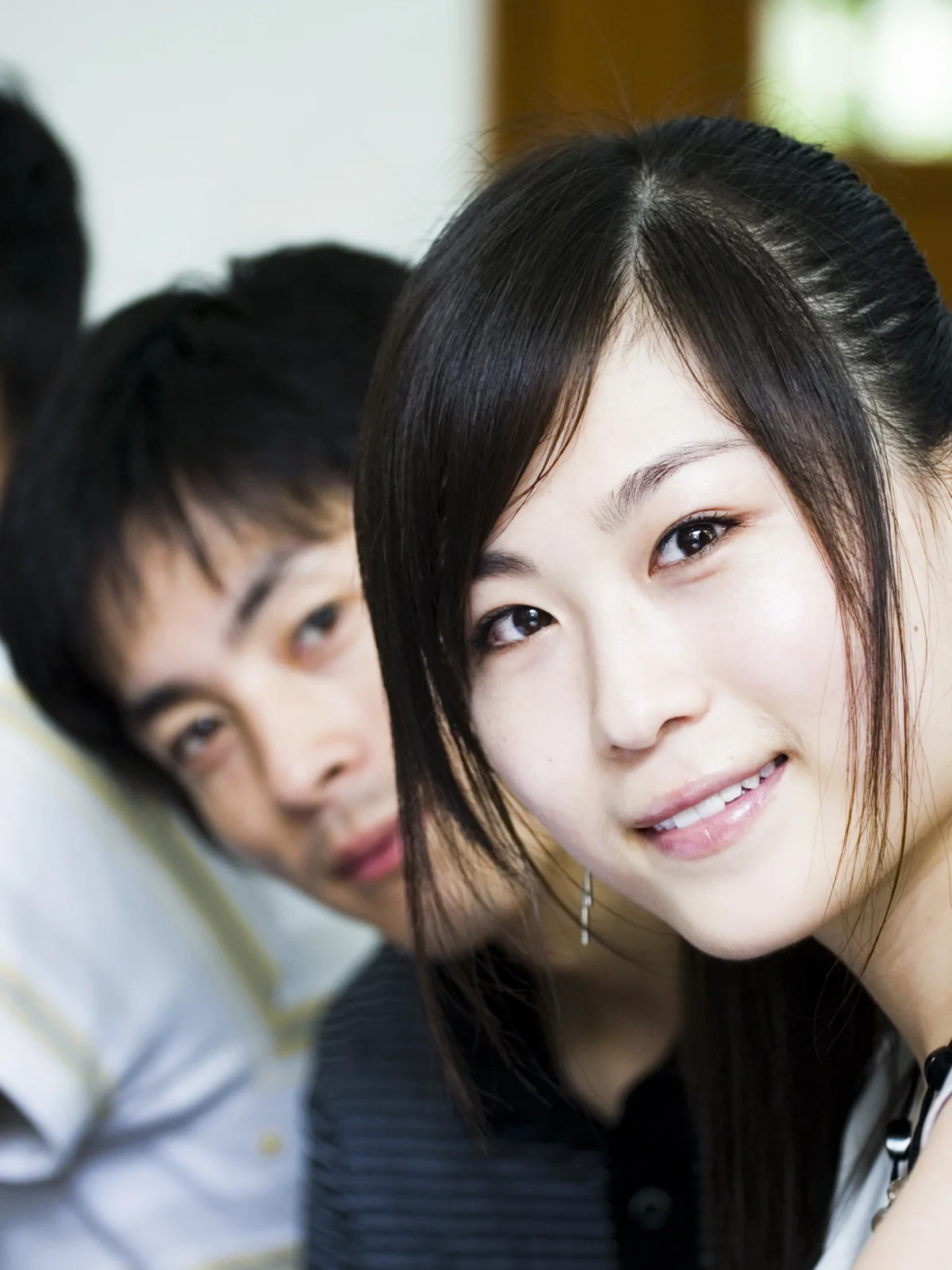 Group of smiling young people